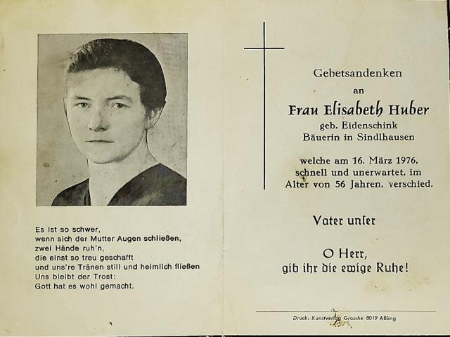 Bauer, † 16.03.1976