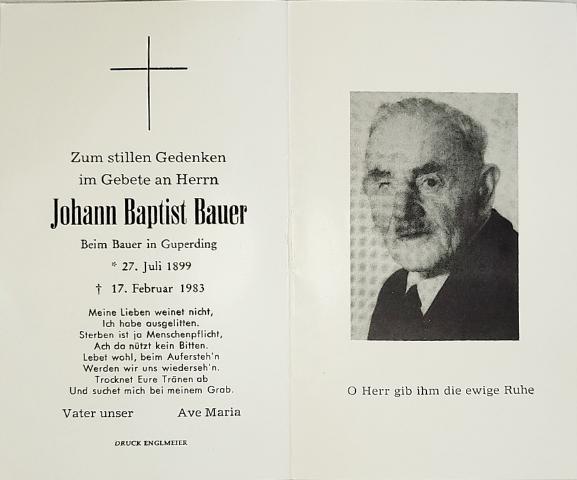 Guabae, † 17.02.1983