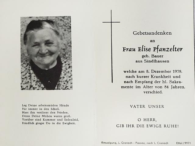 Hartl, † 08.12.1978