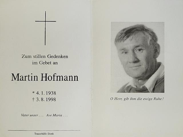 Lechner, † 03.08.1998