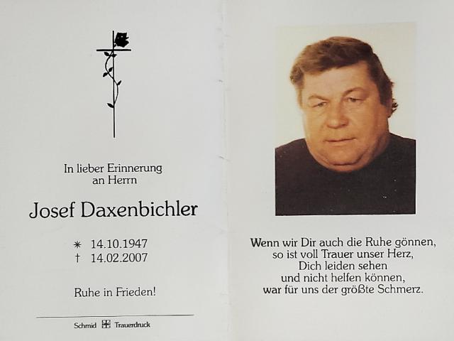 Katzl, † 14.02.2007