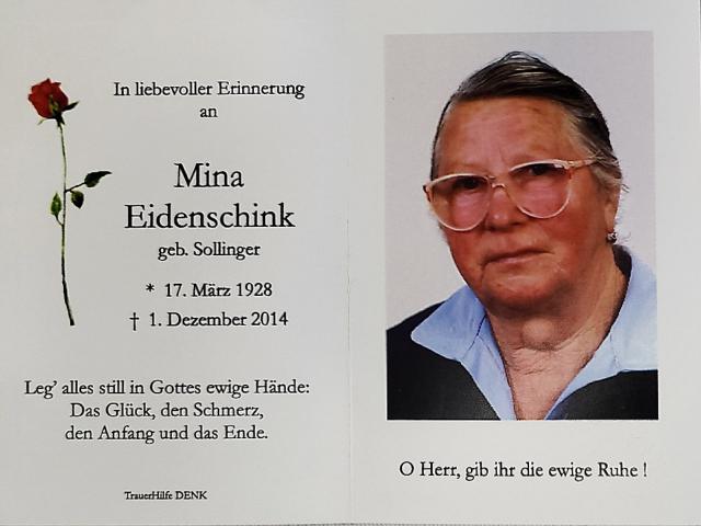 Schneider, † 01.12.2014