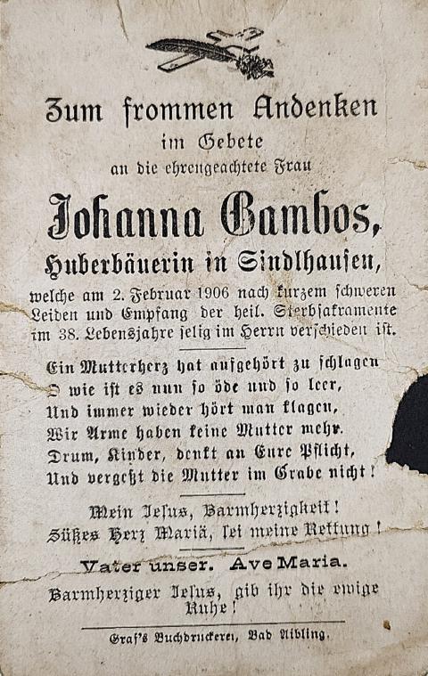 Huaba, † 02.02.1906