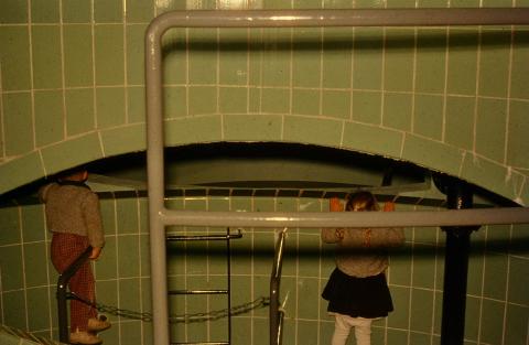 Dia vom Bau der Wasseranlage